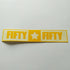 Fifty Fifty Skate Shop Sticker - SkateboardStickers.com