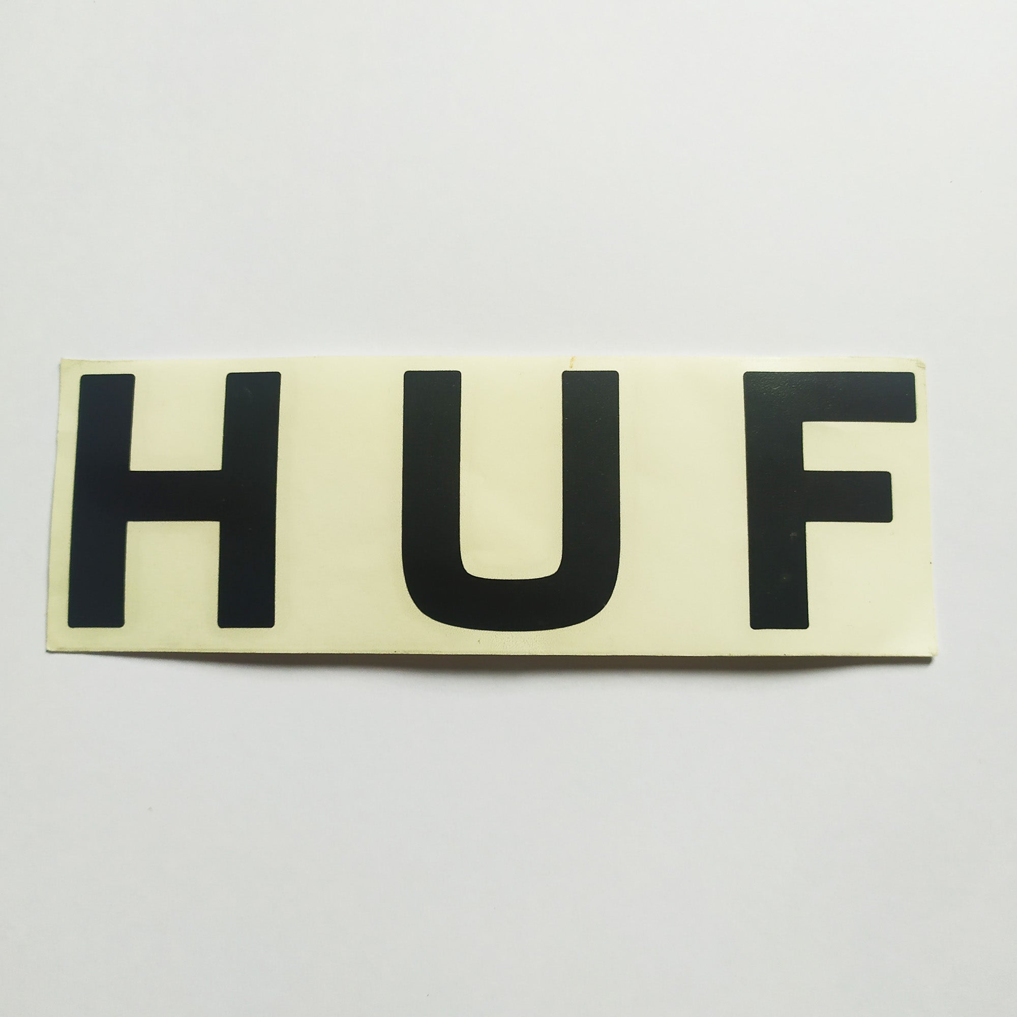 HUF RUB-ON Skateboard Sticker / Decal - 16.5 cm - SkateboardStickers.com