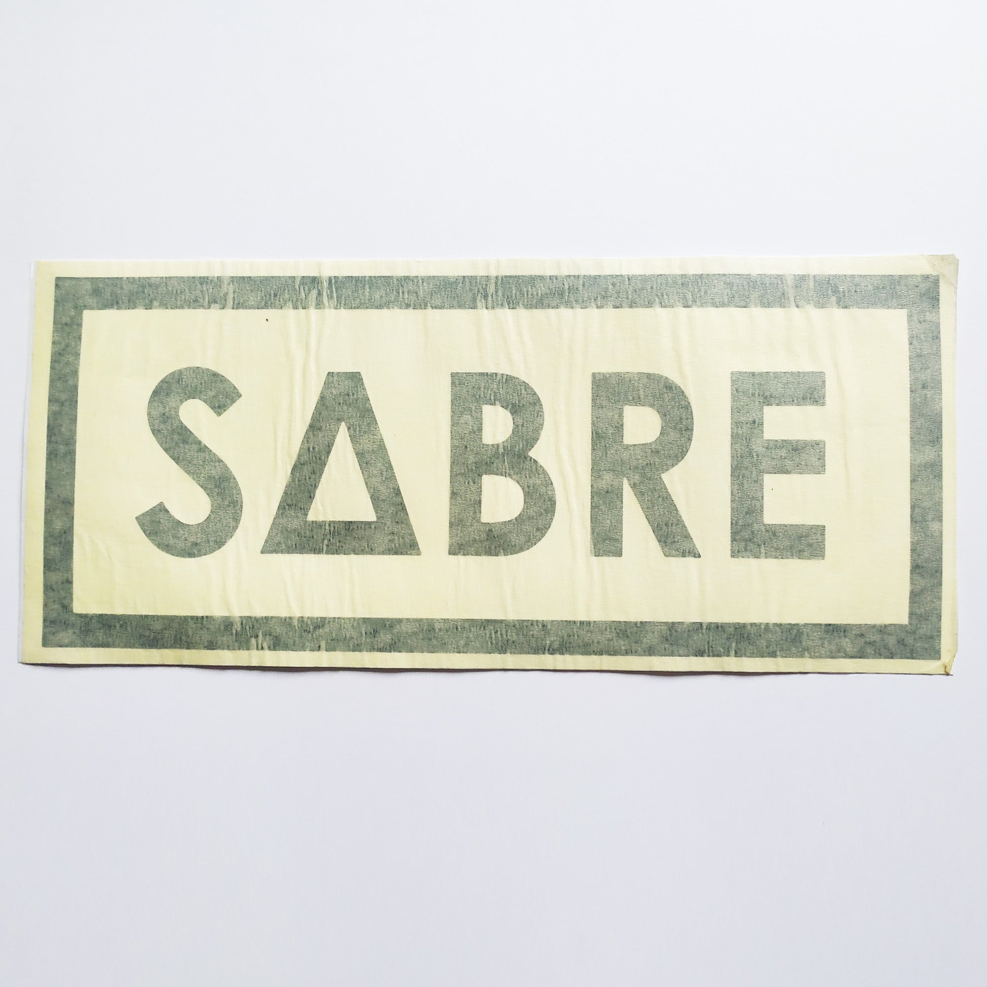 Sabre Trucks RUB-ON Skateboard Sticker / Decal - 29 cm - SkateboardStickers.com