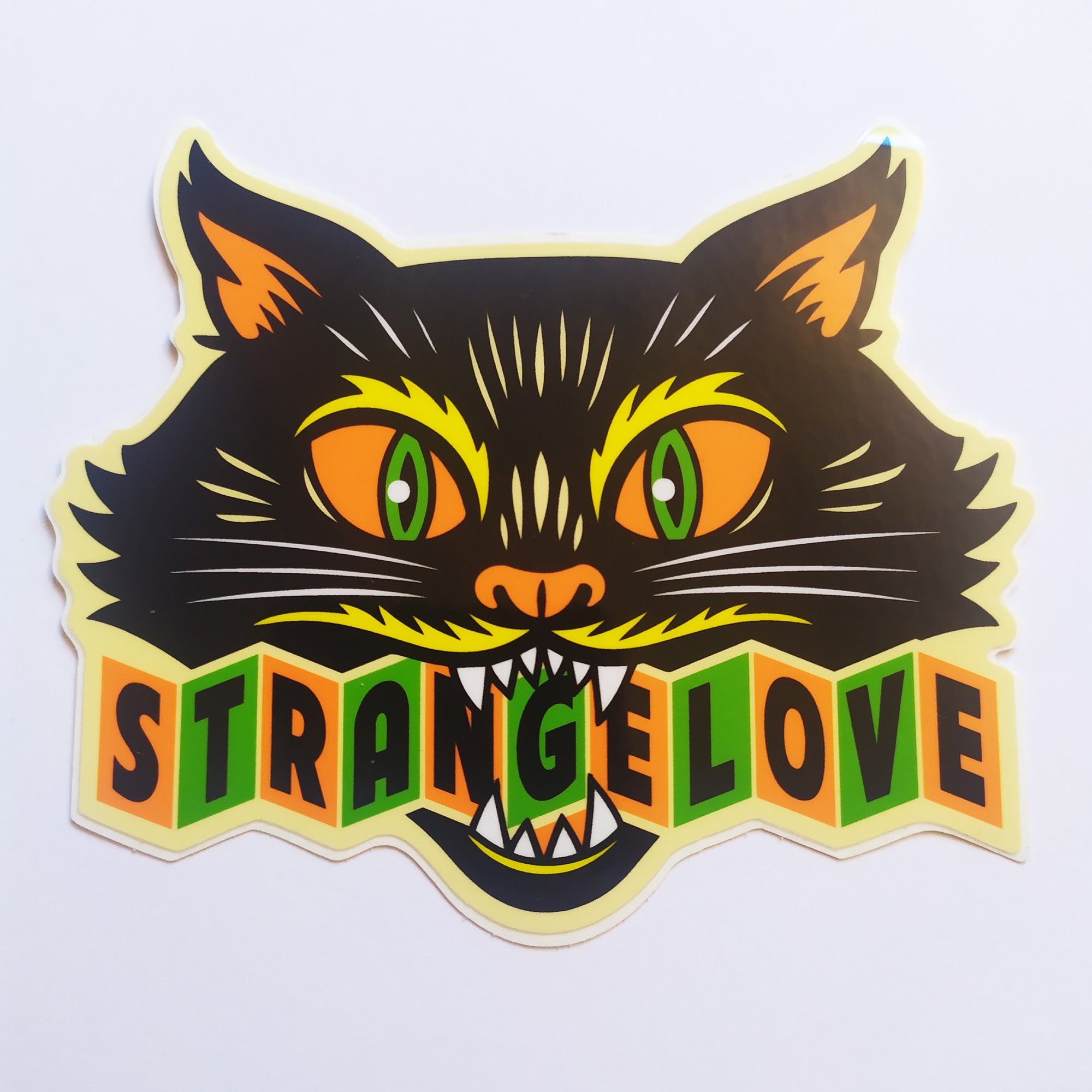 StrangeLove Skateboard Sticker - 11.5 cm x 10 cm approx - SkateboardStickers.com