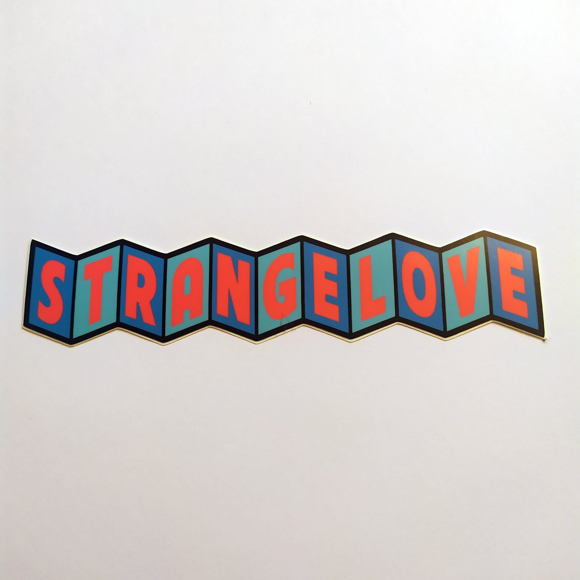 StrangeLove Skateboard Sticker - 16.5 cm x 3.5 cm approx - SkateboardStickers.com