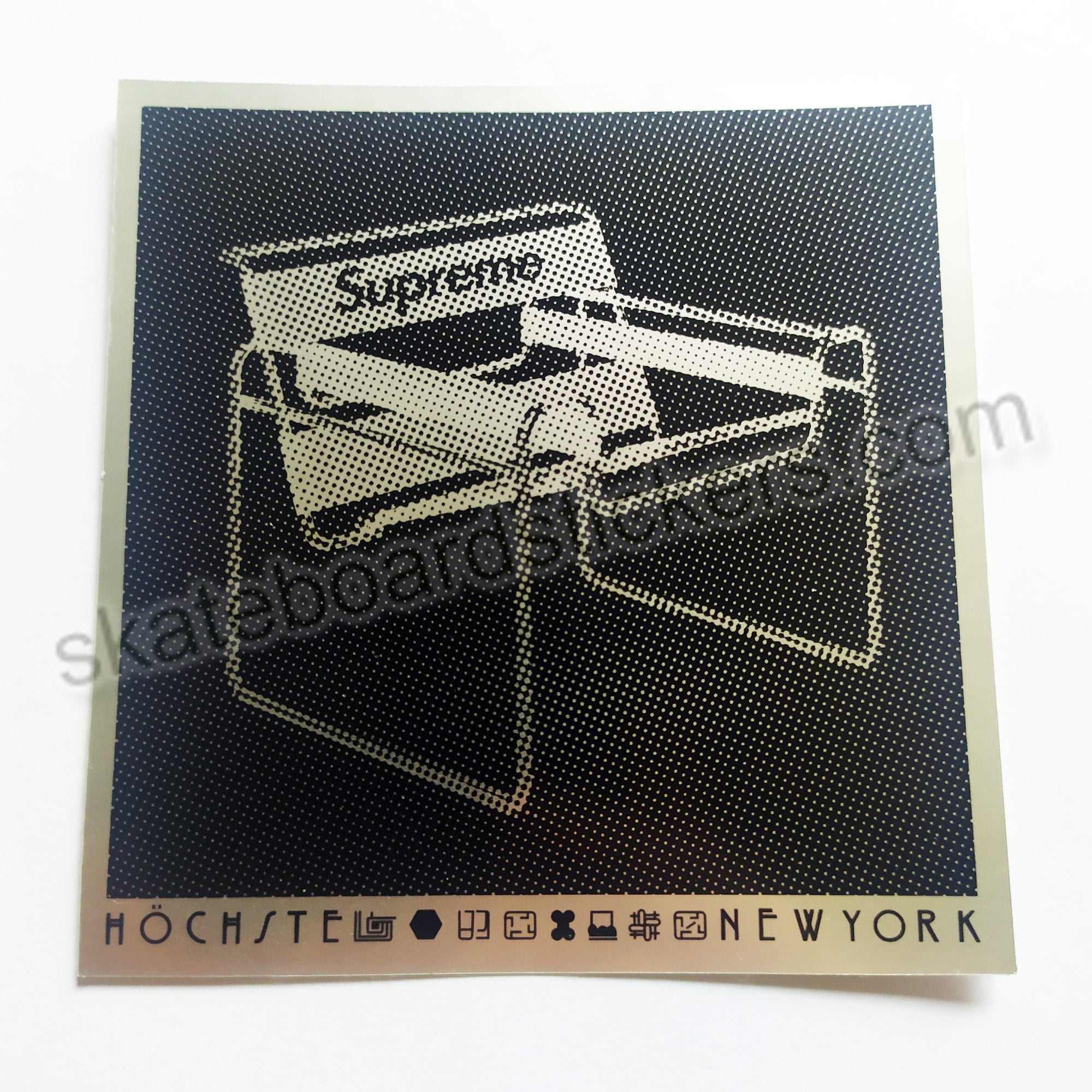 Supreme Clothing Skateboard Sticker