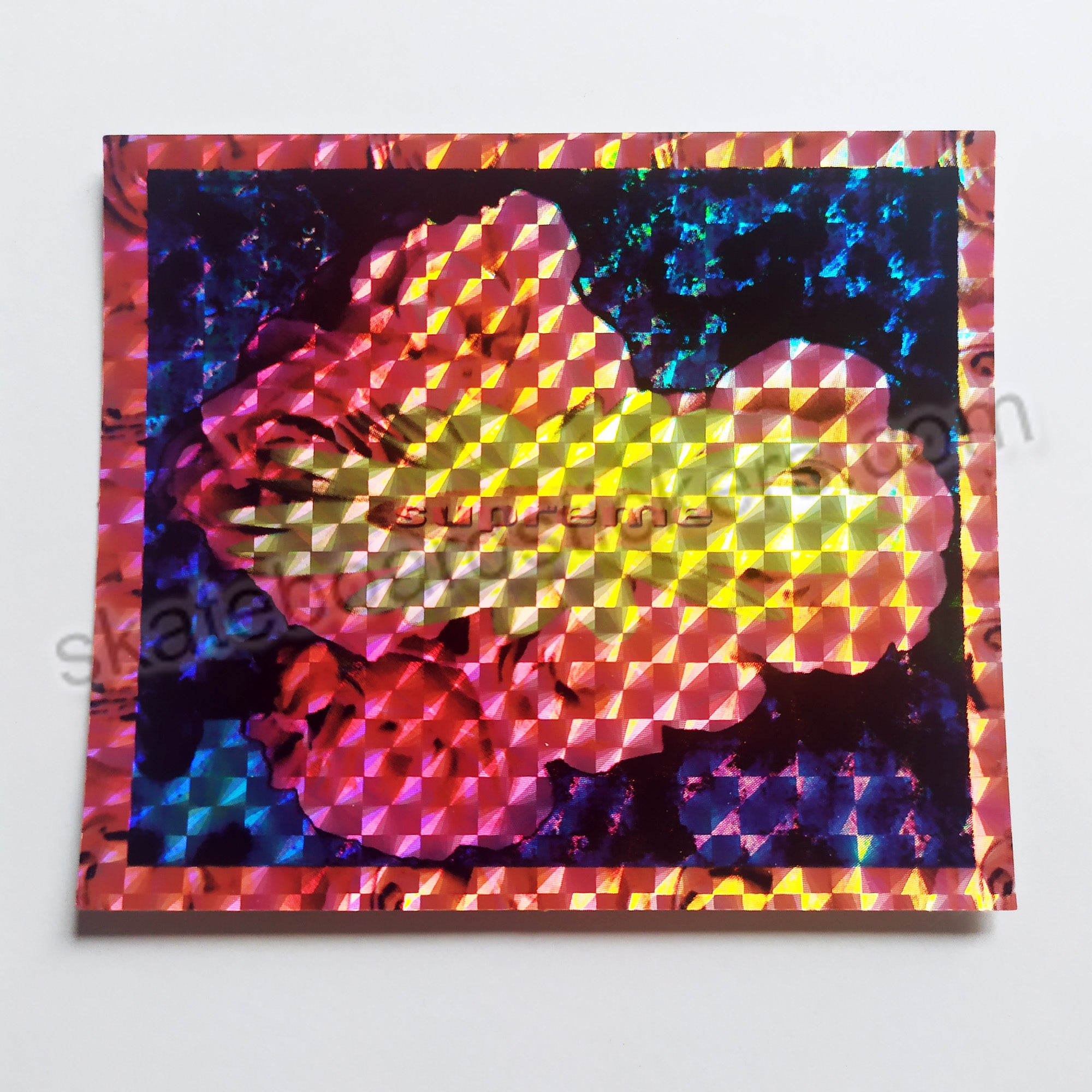 Supreme Clothing Skate Sticker - Holographic