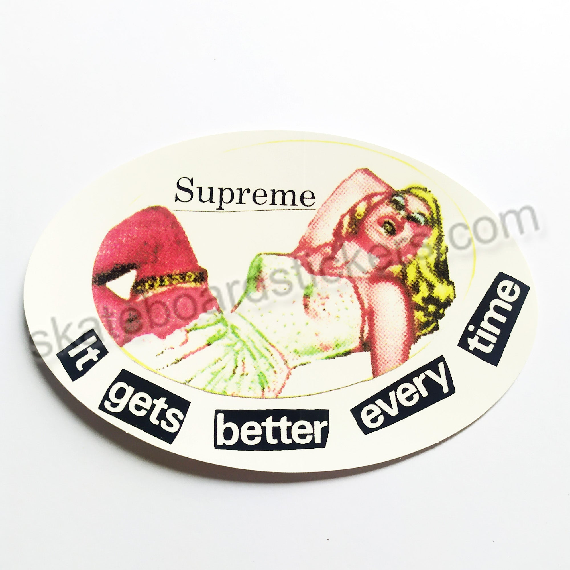 Supreme Clothing Skate Sticker