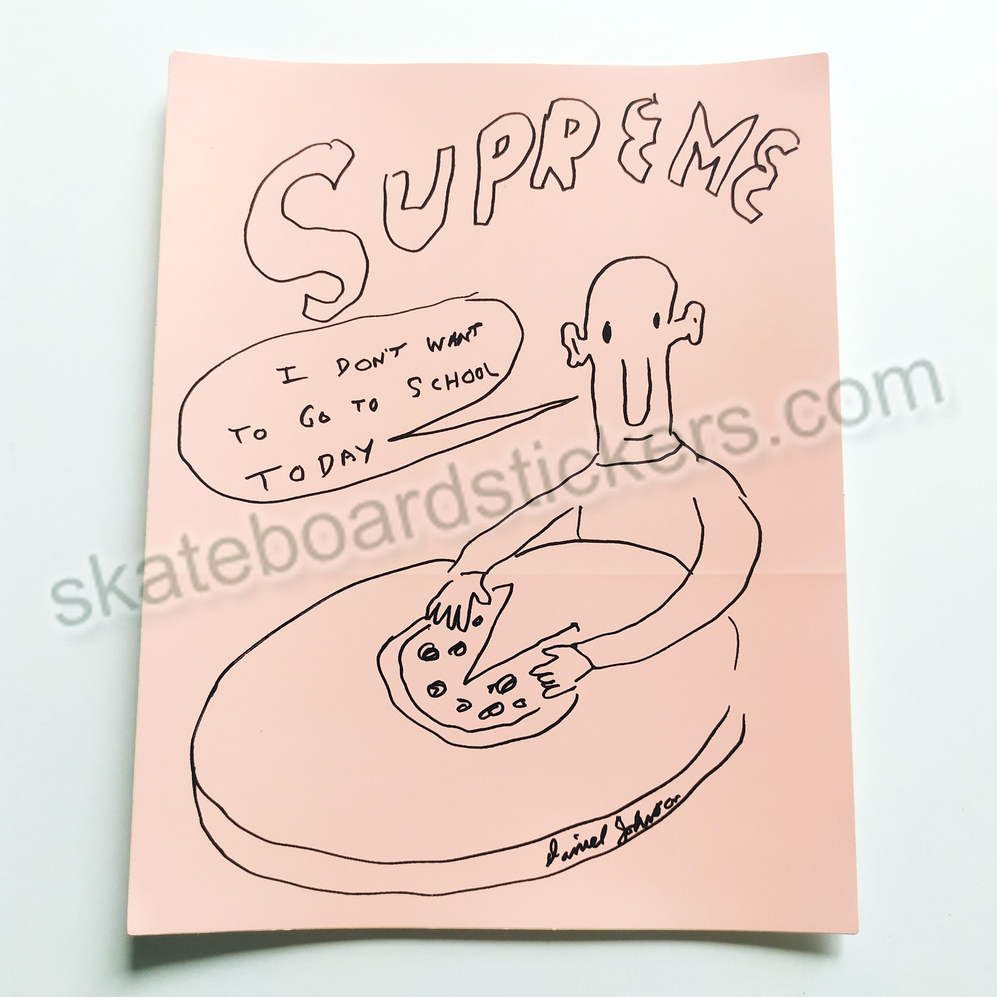 Supreme - Daniel Johnston Skateboard Sticker