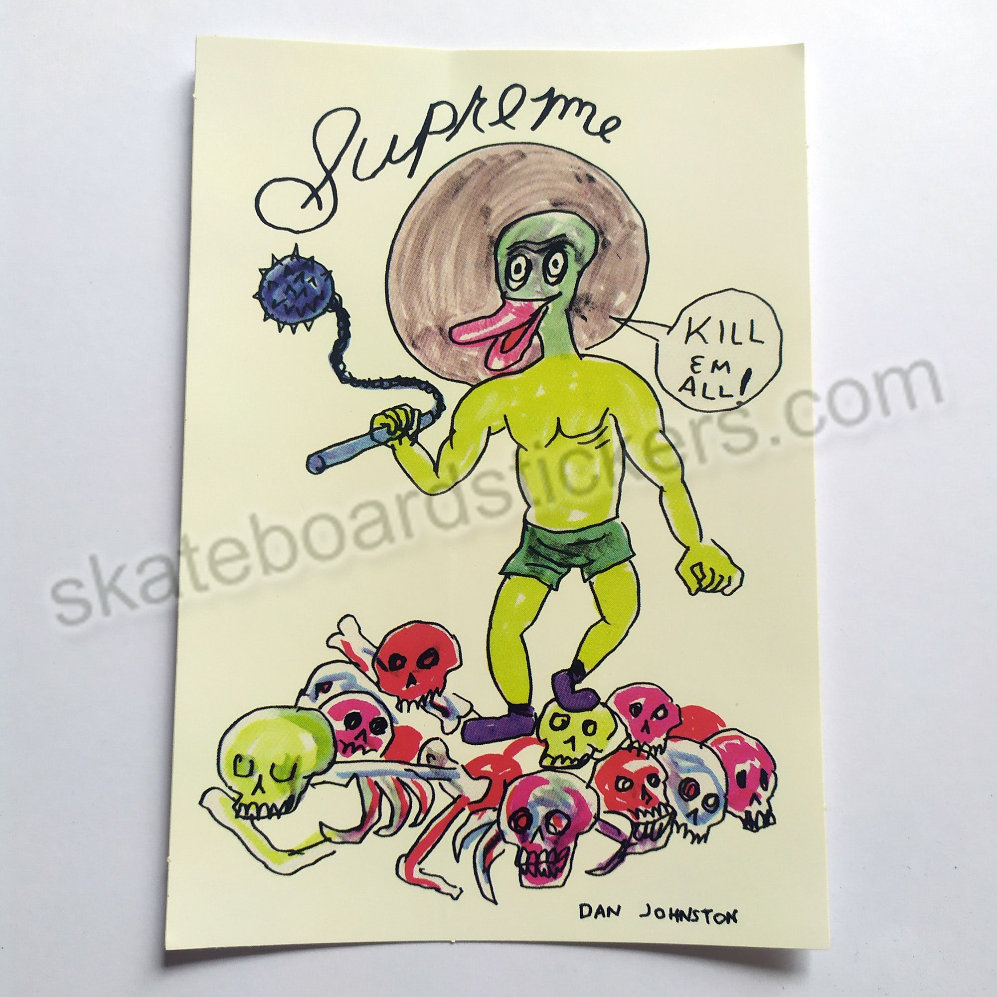 Supreme - Daniel Johnston Skateboard Sticker