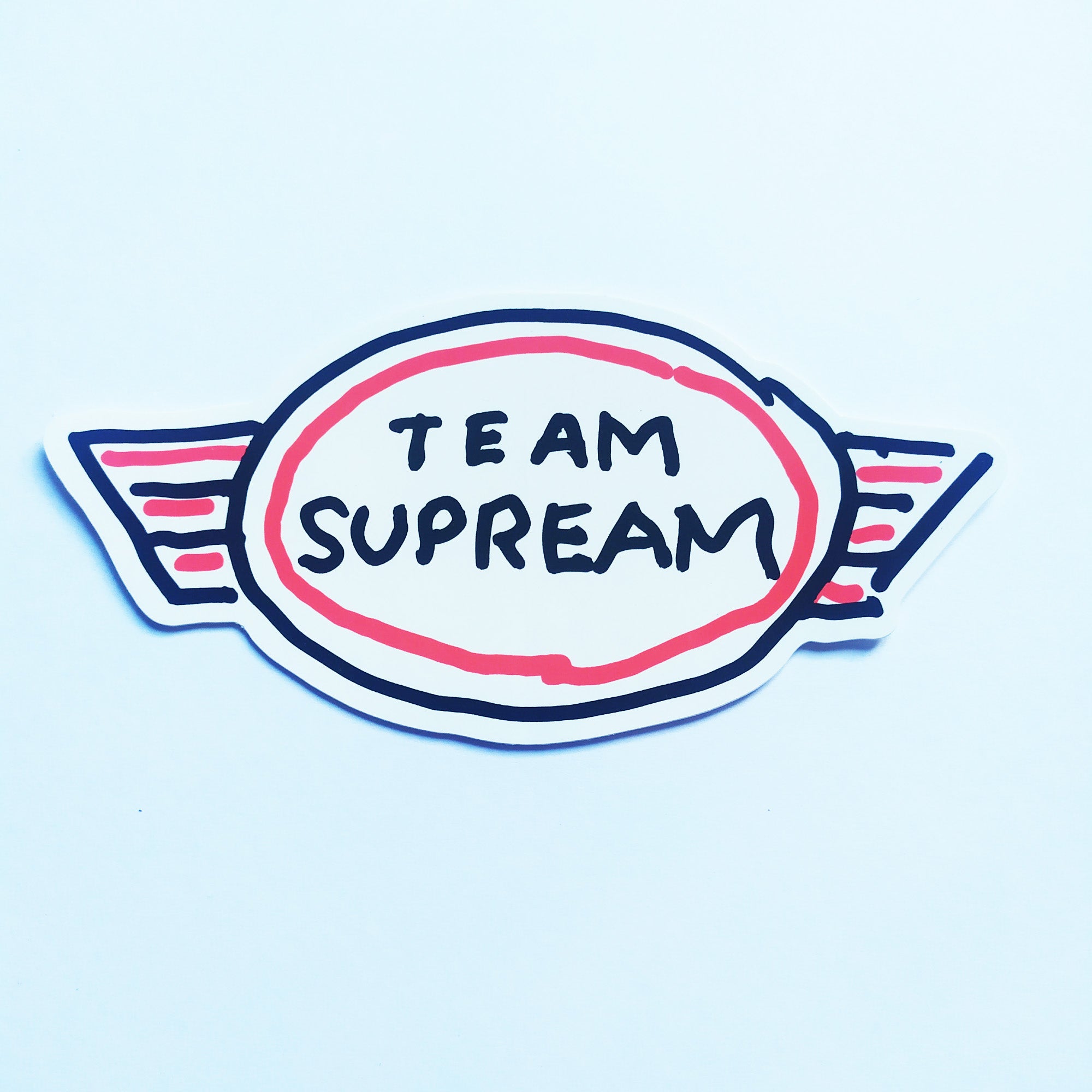 Supreme Clothing "Team Supream" Skateboard Sticker