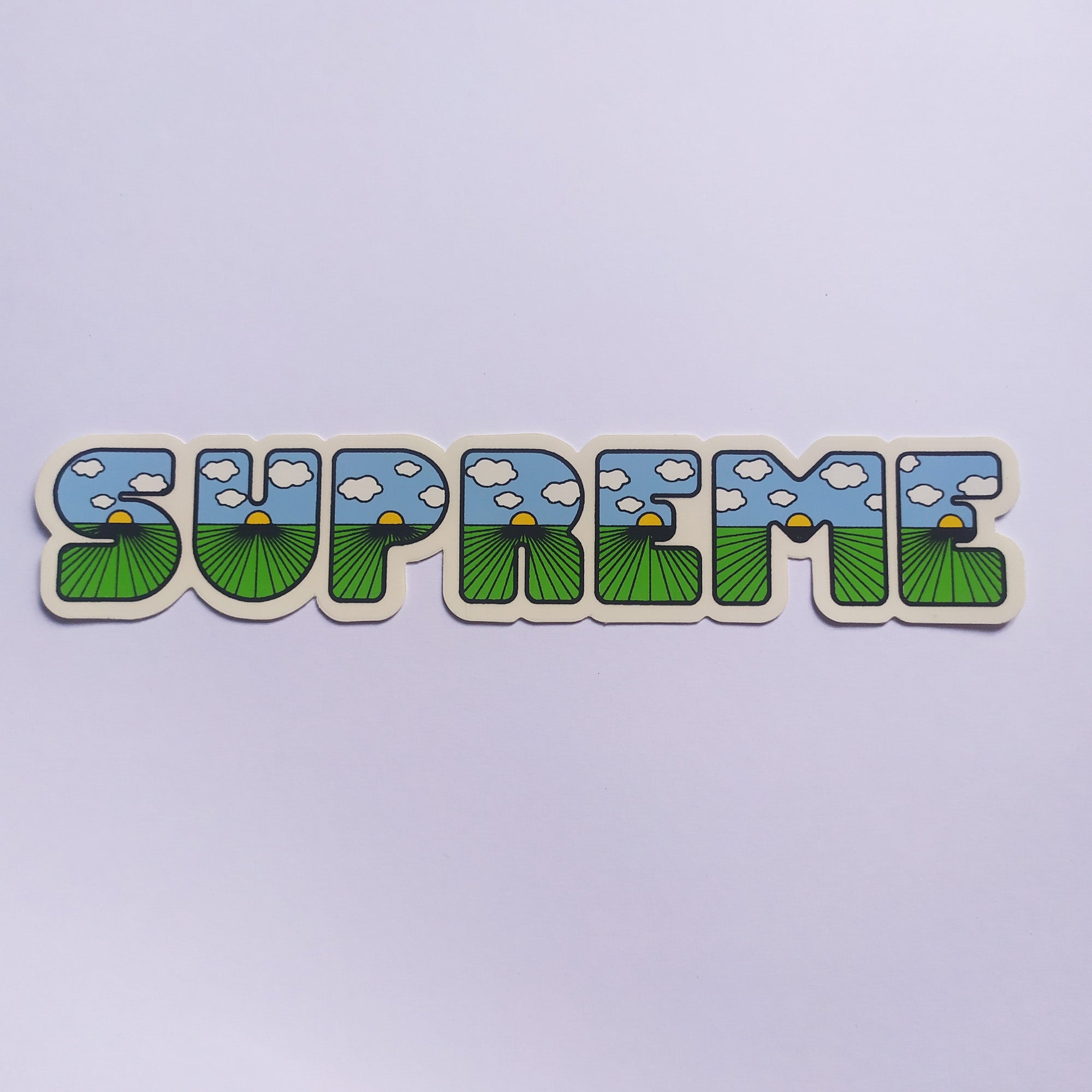 Supreme Skateboard Sticker