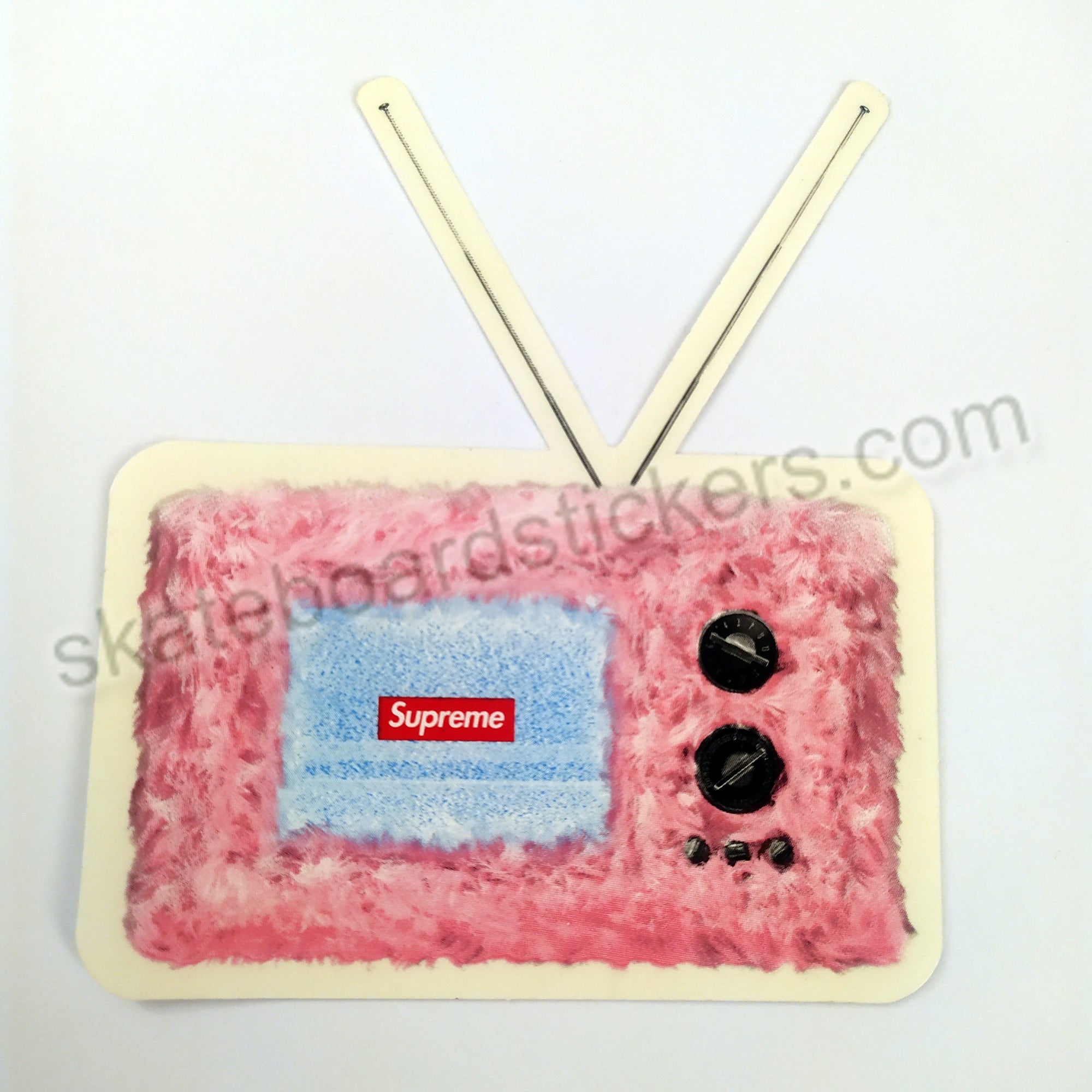 Supreme "TV" Skateboard Sticker