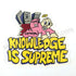 Supreme Clothing "Knowledge Is Supreme" Sticker