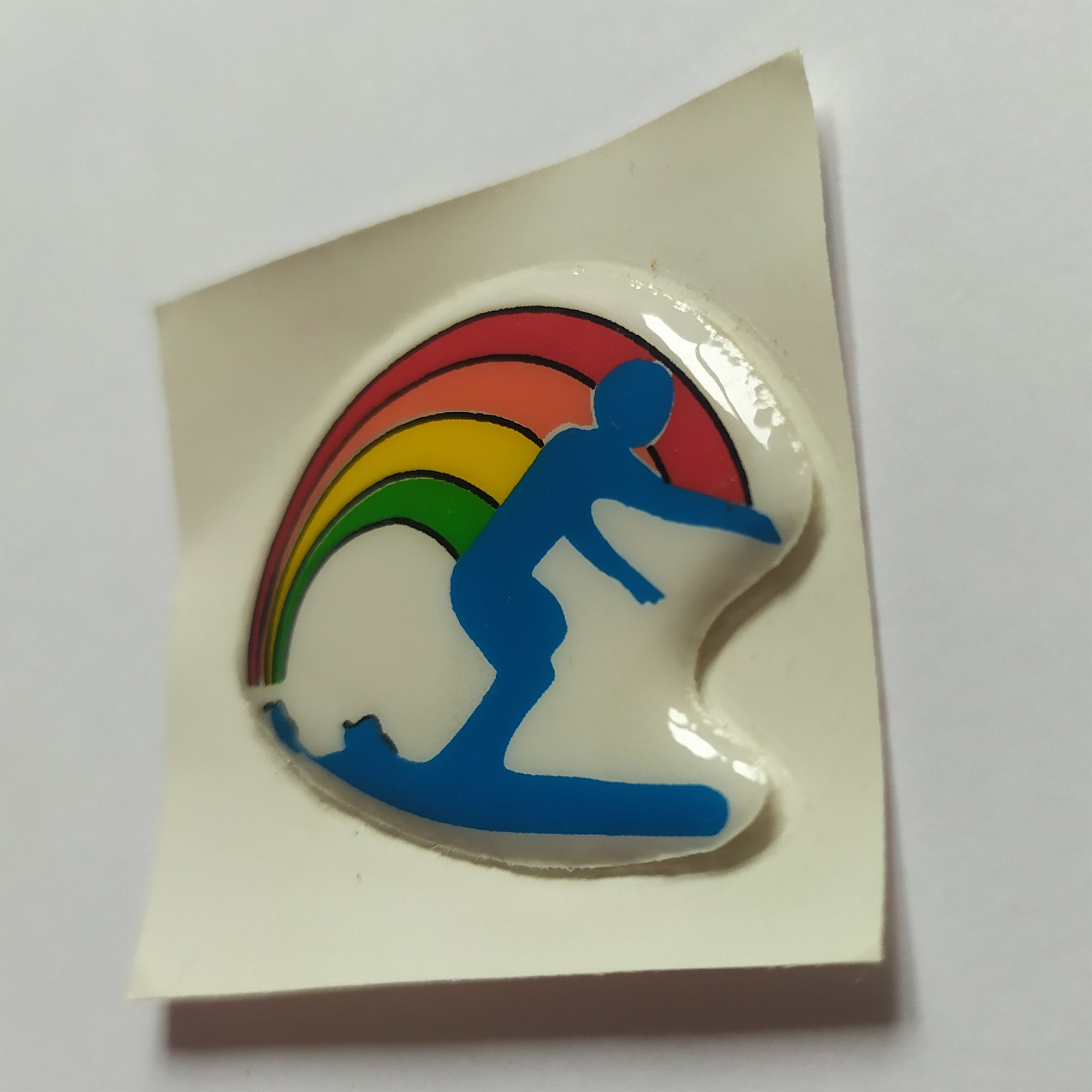 70s/80s Bubble Surf Sticker - SkateboardStickers.com