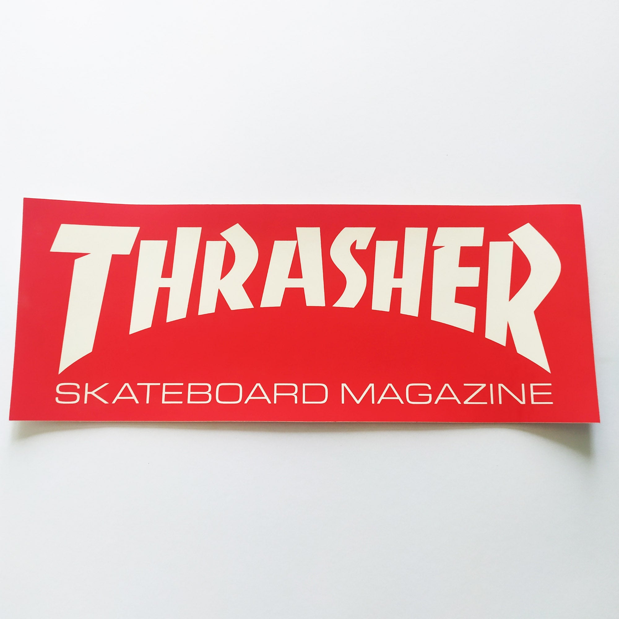 Thrasher Magazine Skateboard Sticker - OG Logo - large - SkateboardStickers.com