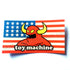 Toy Machine "American Monster" - Skateboard Sticker 12.75 cm x 7 cm across approx.