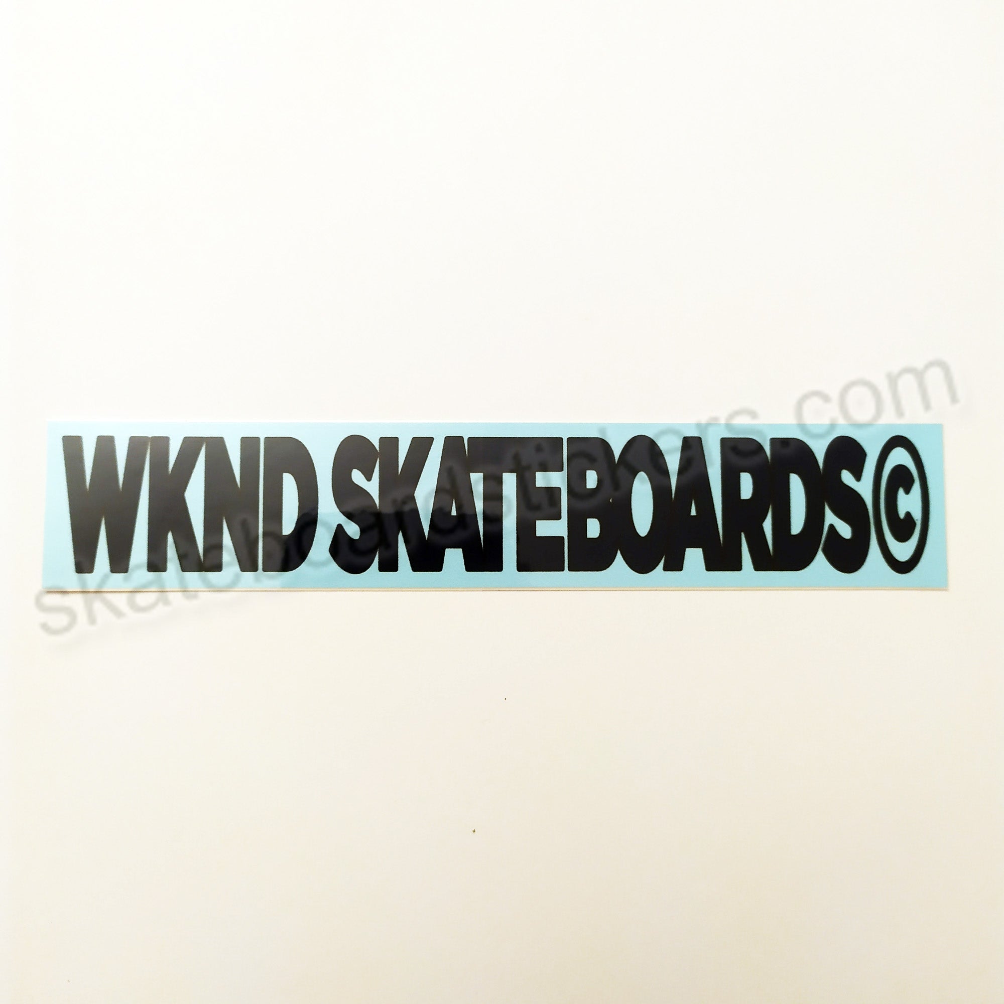 WKND Skateboards Sticker - 15 cm x 2.75 cm approx