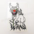 WKND Skateboards Sticker - 11 cm x 7.5 cm approx