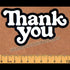 Thank You Skateboard Sticker - SkateboardStickers.com